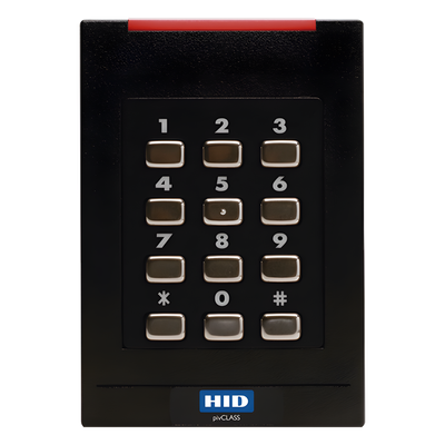 Lector de Acceso con Teclado / Multiformato Proximidad / iClass SEOS 1 cm / MIFARE DESFire / Bluetooth / Wiegand / 5-16 VDC