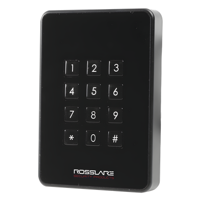 Lector de Tarjetas / Multiformato 13.56 MHz / NFC MIFARE BLE-ID / Teclado / Salida OSDP-Wiegand / 12 VCC