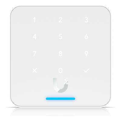 Lector de Acceso IP / Teclado Capacitivo 12 Botones / NFC 13.56 MHz / BLE 4.1 / PoE / IP55 / -30 a 60°C