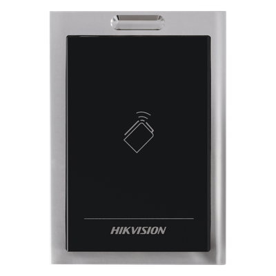Lector de Tarjetas MIFARE / Frecuencia 13.56 MHz / Protocolo Wiegand W26/W34 / RS-485 / IP64 / Montaje en Pared