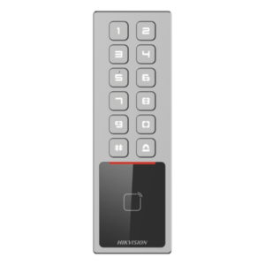 Teclado de Control de Acceso Antivandálico / IP65 & IK08 / 3,000 Usuarios / 10,000 Tarjetas / Lector MIFARE 13.56 MHz / TCP/IP y RS485 / 100,000 Eventos