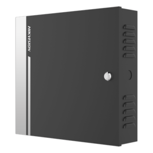 Controlador de Acceso / 1 Puerta / 2 Lectores Wiegand o RS-485 / 10,000 Tarjetas / 50,000 Eventos / Gabinete Metálico con Fuente 12Vcc/8A / Batería de Respaldo / TCP/IP / -20°C a 65°C
