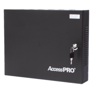 Panel de Control de Acceso 2 Puertas / 30,000 Tarjetas / TCP-IP / Gabinete y Fuente 12VCC 3A / 98.4 ft