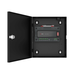 Controlador de Acceso para Elevadores / 128 Pisos / TCP/IP / 100,000 Tarjetas / 50,000 Usuarios / Huella, Tarjeta o QR / 5 Relevadores / 24 Distribuidores Esclavos