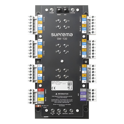 Módulo de Control de Elevadores / 12 Relés de Salida / Control hasta 192 Pisos / Comunicación RS-485 / 90 x 190 mm