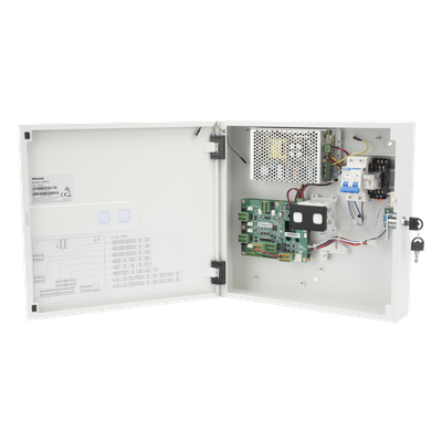 Controlador de Acceso IP / 4 Puertas / Gestión 100% en la Nube / 50,000 Tarjetas / Anti-Passback / Batería de Respaldo / Compatible Wiegand