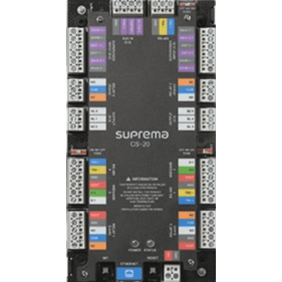 Panel de Control de Acceso / 2 Puertas / PoE+ / 500,000 Usuarios / TCP/IP 10/100 Mbps / 2 Entradas Wiegand / RS485 para Lectores Esclavos