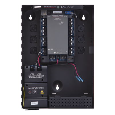 Controlador de Acceso / 4 Lectoras Wiegand 26 Bits / 30,000 Tarjetas / 20,000 Eventos / TCP/IP y RS485 / Expandible a 64 Controladores