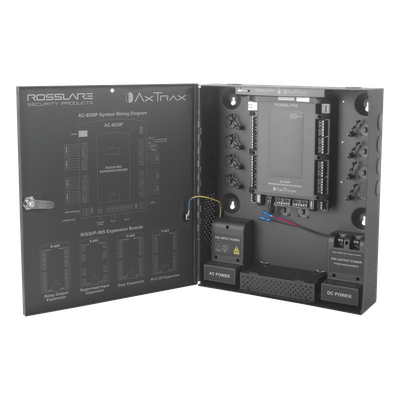Controlador de acceso / 4 lectoras expandible a 56 / 100,000 usuarios / TCP/IP AES-128 / Control de elevadores