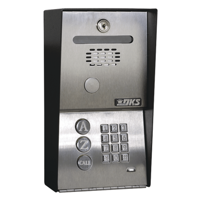 Audioportero Telefónico / 100 Números / Control 2 Puertas / Montaje Sobreponer / Anti Vandálico / Línea Análoga o Digital