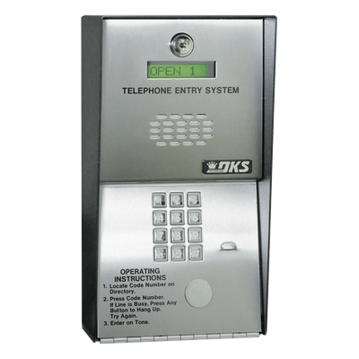 Audioportero Telefónico / 600 Números / 2 Puertas / 16 Dígitos / Línea Análoga o Digital / Montaje Sobreponer