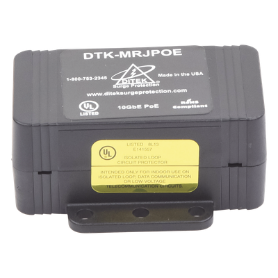 Protector PoE / RJ45 Hembra / 10 GbE / PoE y HiPoE / 0.25 x 0.14 x 0.10 ft / -40°C a 70°C Protector PoE / RJ45 Hembra / 10 GbE / PoE y HiPoE / 0.25 x 0.14 x 0.10 ft / -40°C a 70°C