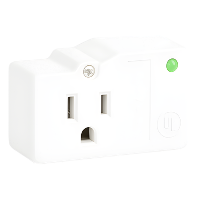 Protector de Pared / 120 VCA / 15 A / 40,000 A / LED Diagnóstico / 0.23 x 0.10 x 0.15 ft