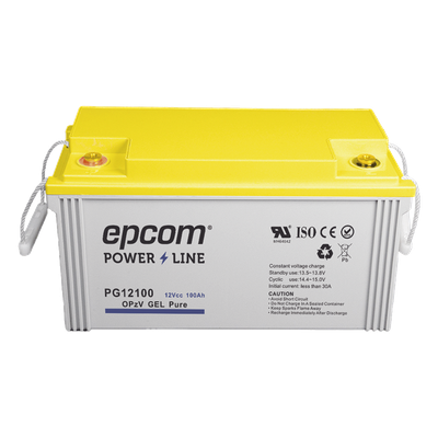 Batería de Gel OPzV / 12 Vcc / 100 Ah / Ciclo Profundo / Fotovoltaica y Respaldo
