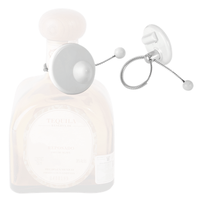 Tags RF para Botellas / 8.2 MHz / 50x33 mm / Alcance 140-160 cm / Gris Claro
