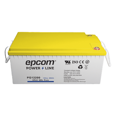 Batería GEL OPzV / 12 Vcc / 200 Ah / Ciclo Profundo / Descarga 500 A / 20 Años Flotación