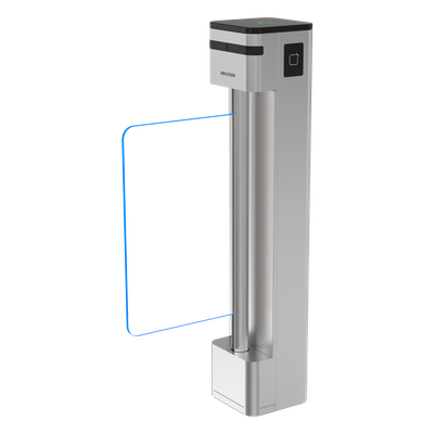 Puerta de Cortesía / Lectores MiFare / Aleta 0.9 m (2.95 ft) / Motor Brushless / Sensores dToF / Apertura Emergencia / 500,000 Usuarios / IPX4