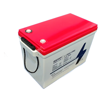 Batería de Litio LiFePO4 / 12.8 Vcc / 280 Ah / 3.58 kWh / 6000 Ciclos / Descarga 140 A / BMS Corte 11.2 Vcc