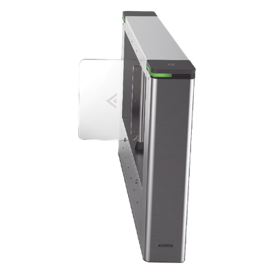 Torniquete Swing Derecho / Carril 90 cm (2.95 ft) / Panel + Lector Tarjeta / TCP-IP / 6,000,000 MCBF / 12 Pares IR / IP54 / 60,000 Tarjetas Torniquete Swing Derecho / Carril 90 cm (2.95 ft) / Panel + Lector Tarjeta / TCP-IP / 6,000,000 MCBF / 12 Pares IR / IP54 / 60,000 Tarjetas