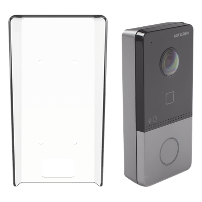 Kit Videoportero IP / 2 Megapixel / PoE IEEE802.3af / IP65 / WDR 129° / 1 Departamento / 6 Monitores / 128 Tarjetas Mifare / 1 Salida Relay / -40°C a +53°C (-40°F a +127°F)
