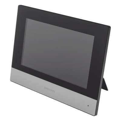 Monitor IP WiFi Touch Screen / Pantalla 7" / Resolución 1024 x 600 / Wi-Fi 2.4 GHz / Ethernet 10/100 Mbps / PoE Estándar / Audio Bidireccional / Integración 16 Cámaras IP 2 MP