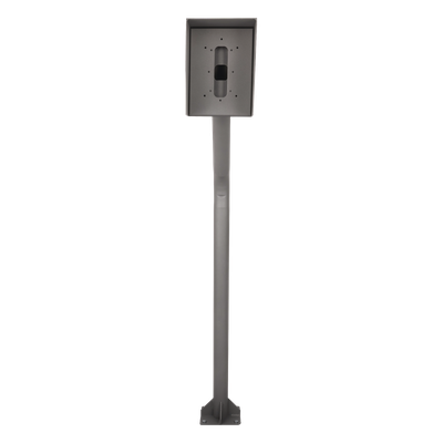Poste Industrial para Portero IP / Altura Ajustable 1.21 m (3.97 ft) / Acero Calibre 11 / Pintura Electrostática Gris / Anclaje Incluido Poste Industrial para Portero IP / Altura Ajustable 1.21 m (3.97 ft) / Acero Calibre 11 / Pintura Electrostática Gris / Anclaje Incluido