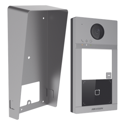 Kit Videoportero IP / 2 Megapixel / 129° / IR 3m / PoE / IP65 / IK08 / 1 Departamento / 2 Puertas / 6 Monitores / 10.8 ft
