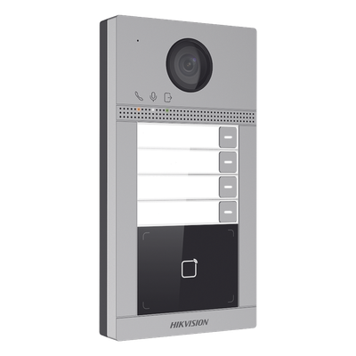 Videoportero IP / 2 Megapixel / PoE / IP65 + IK08 / 4 Departamentos / Apertura con Tarjeta / 2 Puertas / 6 Monitores / 129° / IR 3m Videoportero IP / 2 Megapixel / PoE / IP65 + IK08 / 4 Departamentos / Apertura con Tarjeta / 2 Puertas / 6 Monitores / 129° / IR 3m