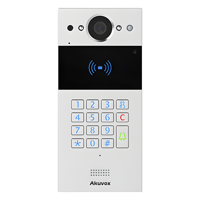 Videoportero IP SIP / 2 Megapixel / Teclado y Lector NFC+RFID 125 kHz / Control de 2 Puertas / PoE / IP65 / Notificación App y Llamada Telefónica / PIN Temporal Videoportero IP SIP / 2 Megapixel / Teclado y Lector NFC+RFID 125 kHz / Control de 2 Puertas / PoE / IP65 / Notificación App y Llamada Telefónica / PIN Temporal