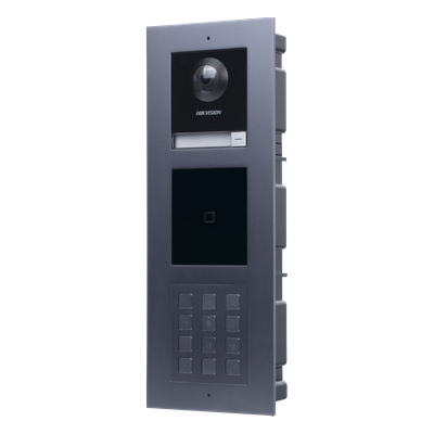 Videoportero IP Multiapartamento / 2 Megapixel / 7 Frentes de Calle / IP65 / PoE / Teclado y Lector EM / -40°C a 60°C (-40°F a 140°F)