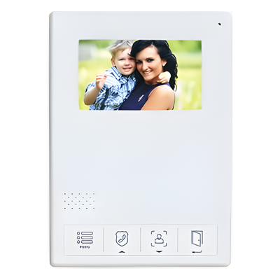 Monitor LCD Adicional / Pantalla 4.3 Pulgadas / Control Touch / Comunicación Bidireccional / Apertura de Puerta / Alimentación 110-240 VCA
