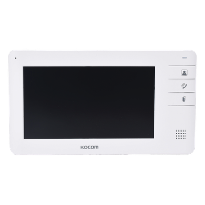 Monitor de Videoportero / 7 Pulgadas / 2 Frentes de Calle / Montaje en Superficie / 15 VCD