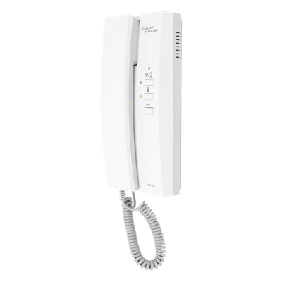 Auricular para sistema de audioportero / Compatible con KLPD410 y KIP120 / Cableado 5 hilos / Alcance 300 m (984 ft) / Montaje en pared