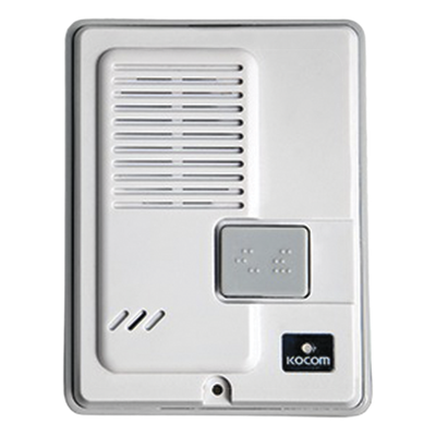 Frente de Calle para Interfón / Plástico / 4 Hilos con Polaridad / Montaje Superficie / DC 24V (1.2A)