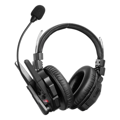Intercomunicador Inalámbrico Binaural / Cancelación de Ruido IA / Rango 500 m (1640 ft) / Bluetooth 5.0 / Batería 1050 mAh / Resistente a Salpicaduras