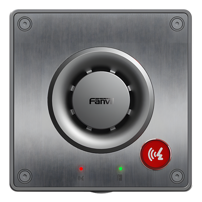 Intercom IP Exterior / Altavoz 5W / Doble Micrófono con Reducción de Ruido / IP66 e IK10 / Acero Inoxidable / PoE+ / 2 Líneas SIP