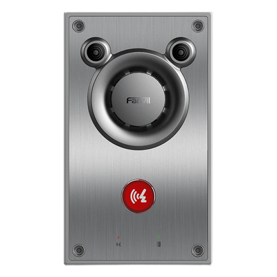 Intercomunicador IP de Emergencia / Altavoz 10W / 2 Líneas SIP / IP66 e IK10 / PoE 802.3af / Rango -40°C a 70°C