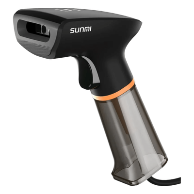 Escáner 2D Portátil / CMOS 640×480 / Precisión ≥3 mil / QR y EAN13 / USB Tipo A / Caídas 1.2 m (3.9 ft)