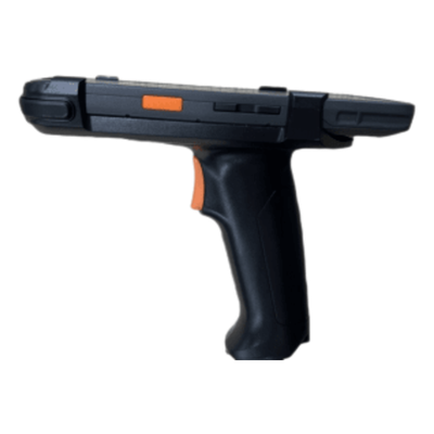 Empuñadura Ergonómica PDA / Botón Disparo Integrado / Interfaz 4 Pines POGO / Indicador LED / Certificaciones CE y FCC