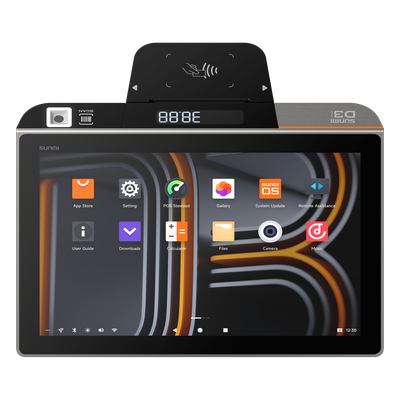 Terminal POS Escritorio / 10.1" IPS / Hexa-Core 2.4 GHz / 3 GB + 32 GB / Impresora 58 mm / Wi-Fi + 4G / IP54