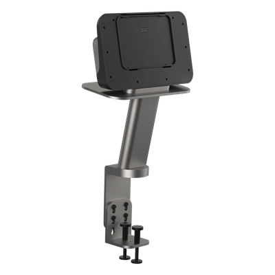 Soporte Fijo para Mesa / Tablet / Quick Lock / Giro 180° / Cerradura Doble Seguridad / Banco de Energía / Mesas hasta 100 mm (3.9 in)