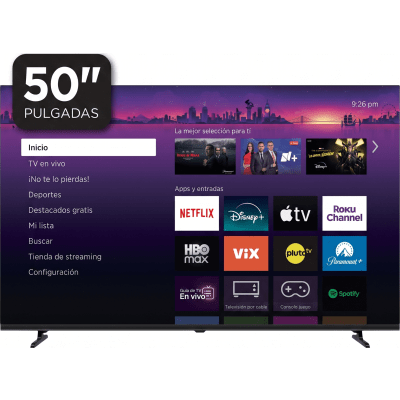 Smart TV QLED / 50 Pulgadas / 4K UHD / Dolby Audio / Wi-Fi / 3 HDMI / VESA 200x200 mm