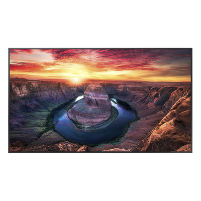 Pantalla Profesional LED / 65" / UHD 4K 3840x2160p / 500 Nits / Operación 24/7 / IP5X / Tizen 7.0 / Wi-Fi y Bluetooth