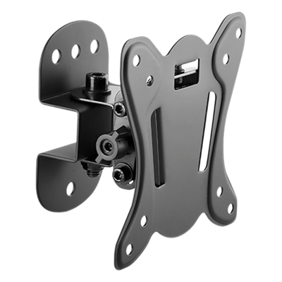 Soporte de Pared para Monitor / 13 a 27 Pulgadas / Carga 25 kg (55 lbs) / VESA 75x75 y 100x100 / Inclinación +3° a -12° / Giro ±25° / Separación 65 mm