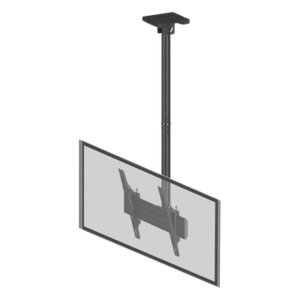 Soporte de Techo para Pantalla / 32" a 75" / VESA 100x100 a 400x400 / Carga Máxima 50 kg (110 lbs) / Inclinación y Rotación