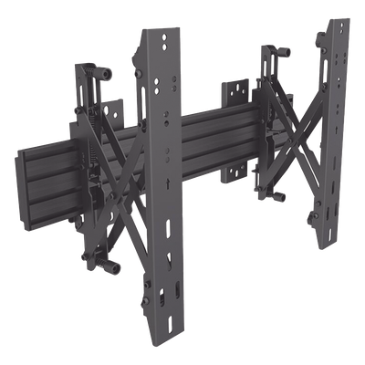 Soporte de Pared para Videowall / Push-in Pop-out / VESA 100x100 a 600x400 mm / Pantallas 37 a 75 pulgadas / Carga 30 kg (66 lbs)