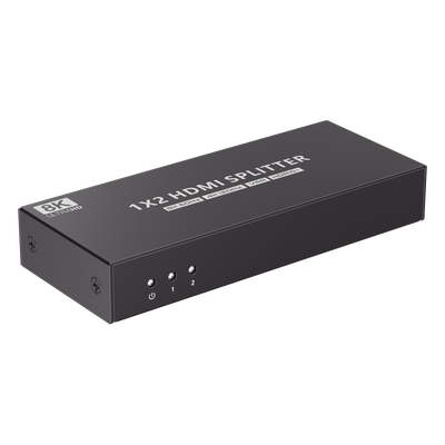 Splitter HDMI / 1x2 / HDMI 2.1 / 8K @ 60 Hz / 4K @ 120 Hz / 48 Gbps / HDR10+ / Dolby Vision / HDCP 2.3