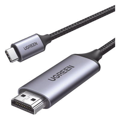 Cable Adaptador USB-C a HDMI / 4K@60Hz / 1.5 m (4.92 ft) / Thunderbolt 3 y 4 / Nylon Trenzado / Aluminio