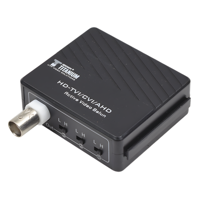 Receptor de Video Activo / Transmisión 400 m (1312.3 ft) / HD-TVI/CVI/AHD/CVBS / 2 Megapixel / Inmunidad al Ruido 60 dB / Protección contra Sobretensión Grado III