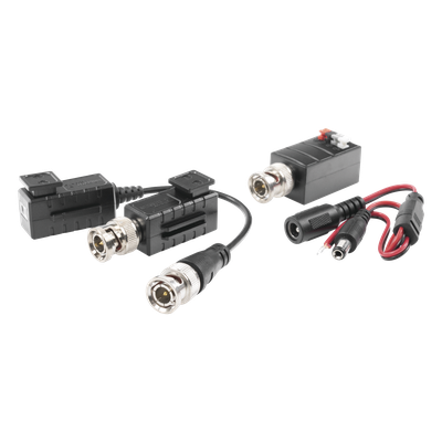 Kit de Transceptores de Video / Alcance 320 m (1049.9 ft) / HD-TVI/CVI/AHD/CVBS / Cat 5e/6 / Protección contra Sobretensión / Inmunidad 60 dB